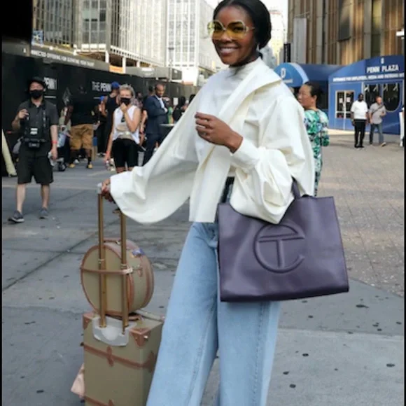 Medium navy telfar shopping bag - Picture 5 of 9